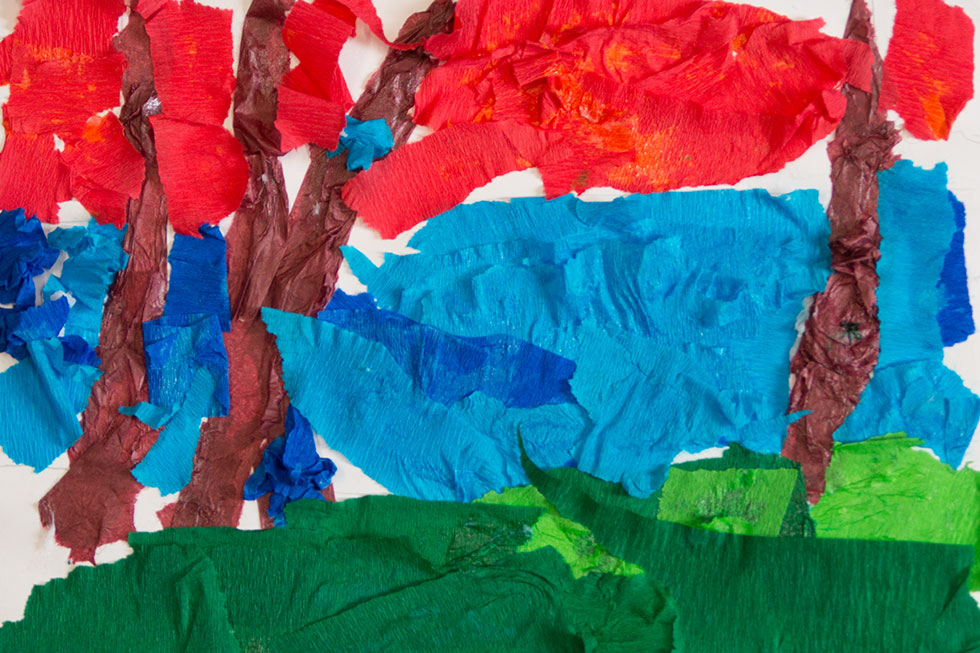 Kindergartenkunst Tag 2