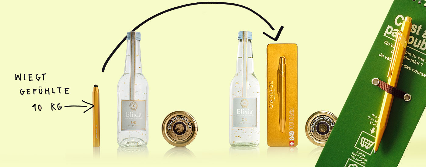 Gold Stift Transformation