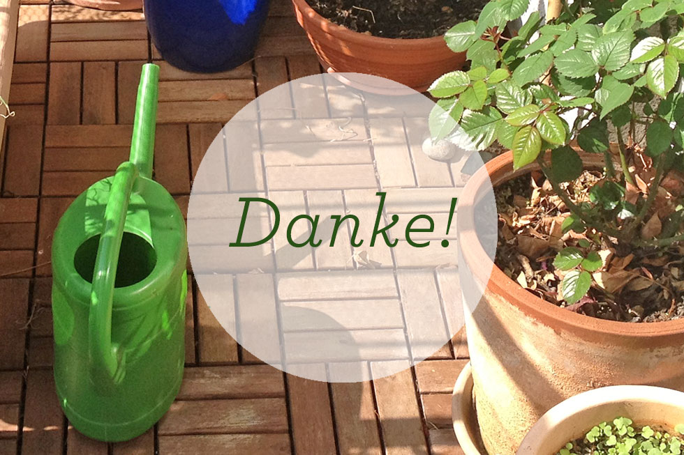 danke Gießkanne