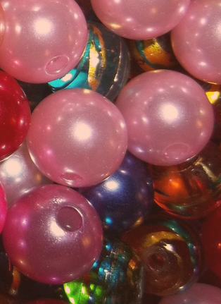 Bunte Perlen